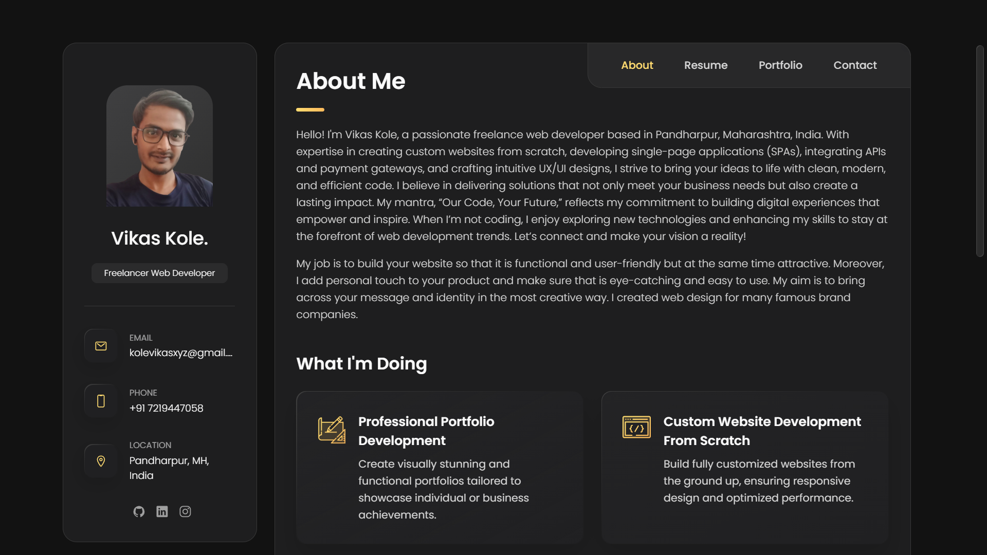 Portfolio-Website